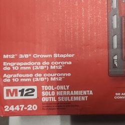M12 3/8 Crown Stapler