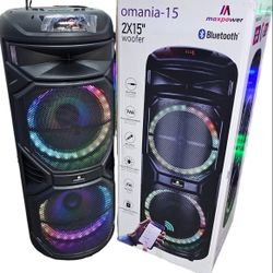 LOUD MAXPOWER RECHARGEABLE PARTY SPEAKER. 