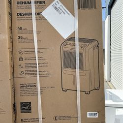 HONEYWELL 45 PINT PORTABLE DEHUMIDIFIER W/PUMP #DH45PWKN