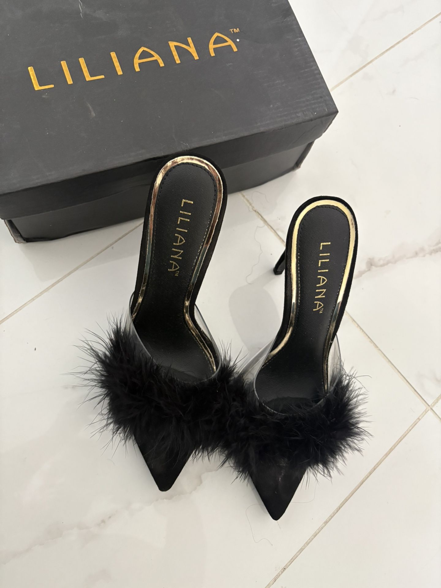 Fur High Heels