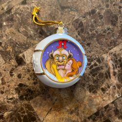 Disney Christmas ornament beauty and the beast