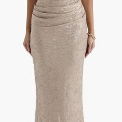 House Of CB gold Persephone Dress