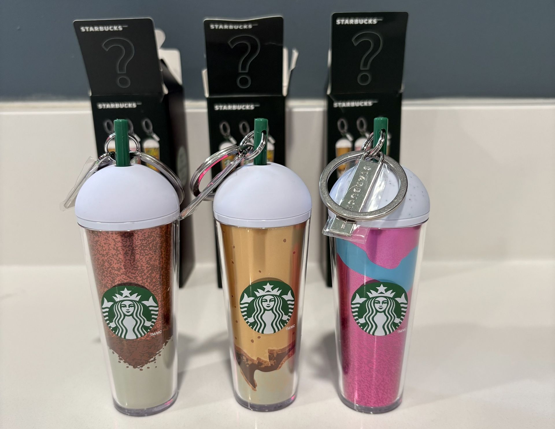 Starbucks mystery  keychain