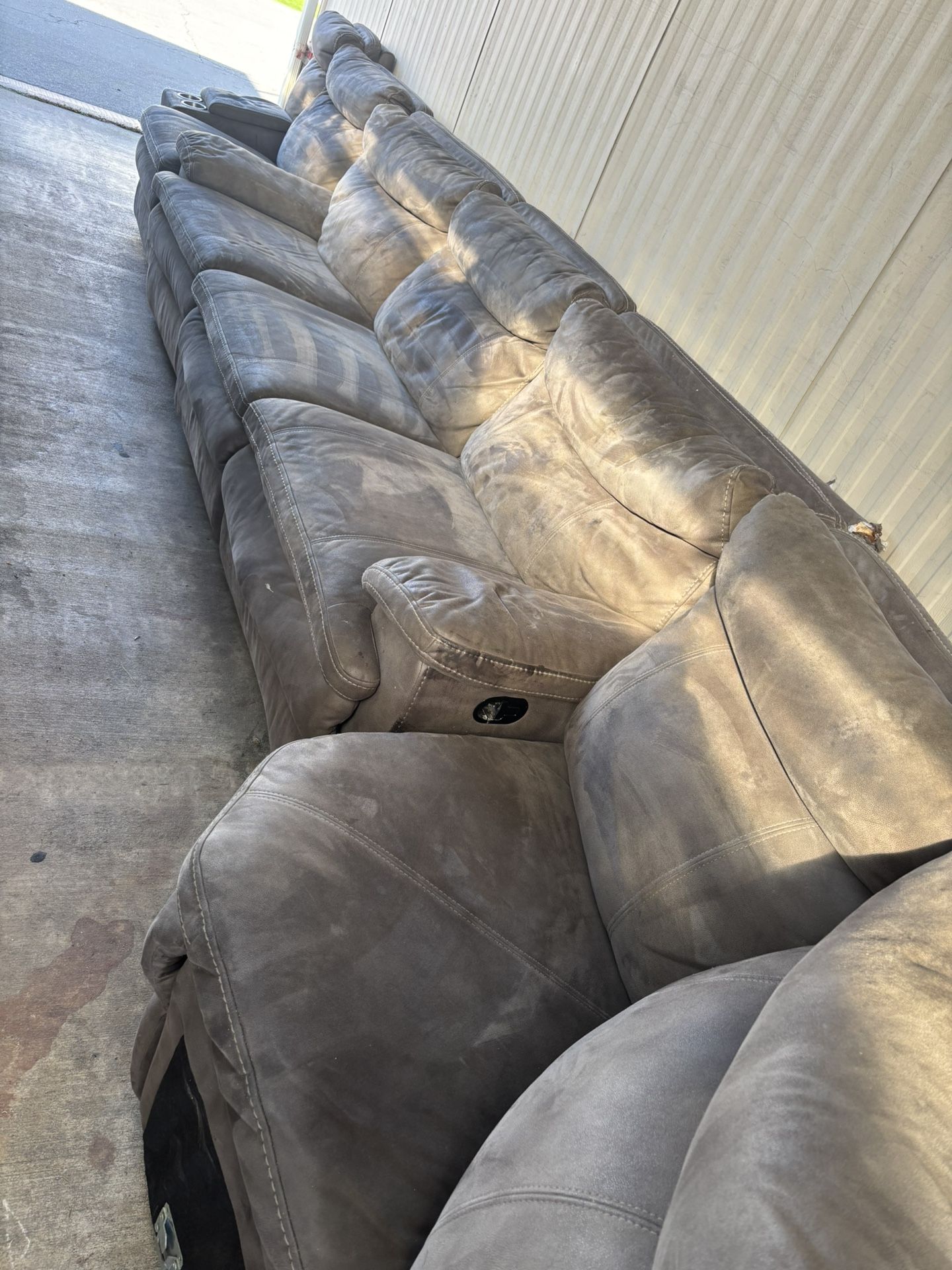 Free Grey sectional couch