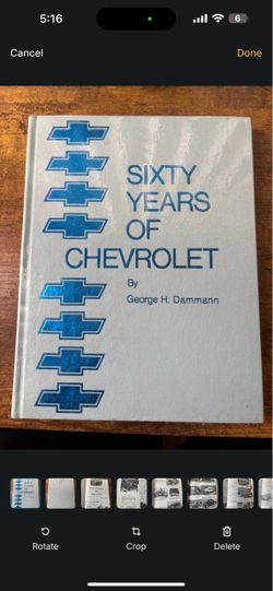 Sixty Years of Chevrolet by George H. Dammann Rare Vintage book