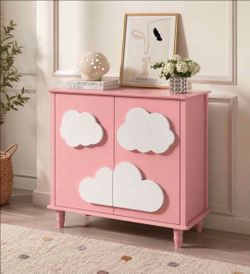 Pink Cloud Storage Cabinet #143
