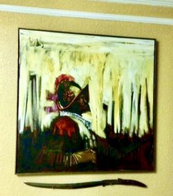 Large Conquistador Painting