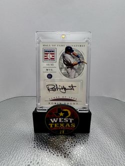 Robin Yount Hall of Fame Auto /49 National Treasures