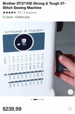 Brother sewing machine