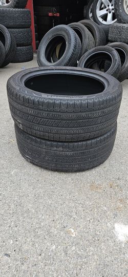 Continental 275/45/22
Like New
Pair
Mount, Balanced, Installed