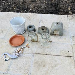 Vase And Stones For Decoration ($30)
