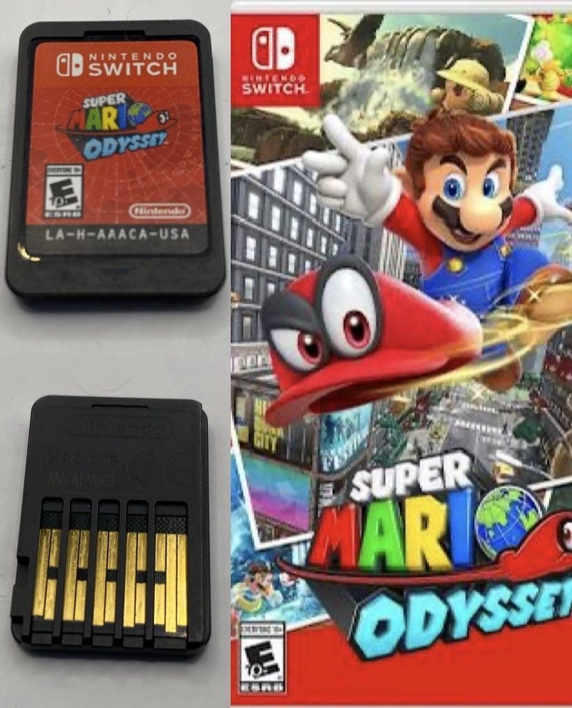 Super Mario Odyssey (Nintendo Switch) - Cartridge Only - Tested & Authentic