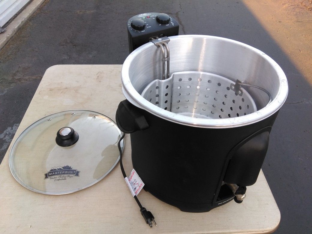 Electric turkey fryer, seafood kettle, boiler, clam bake, master