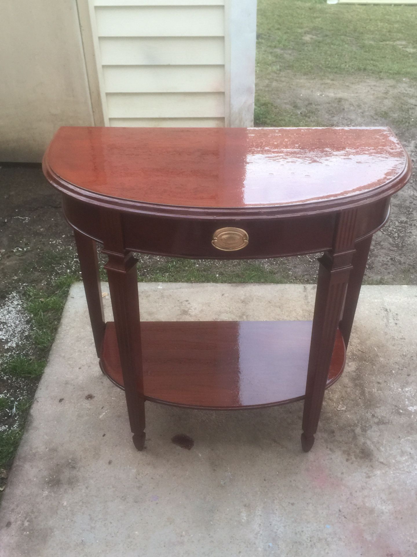 Bombay restored entryway table