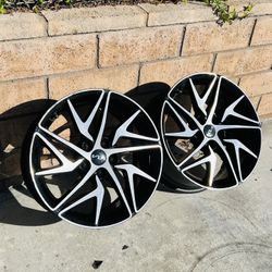 KIA STINGER 18X8 Spokes Aluminum Wheel PAIR RIMS 22 - 23