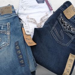 Three Pair Of Jeans 