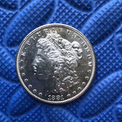 1881-S Morgan Silver Dollar (A)