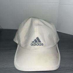 Adidas AEROREADY White Lightweight Running Hat