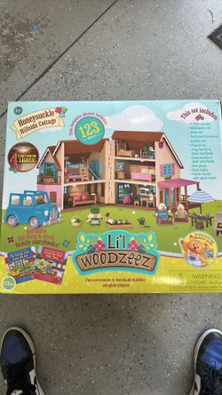 Li’l Woodzeez honeysuckle cottage 123 pieces set NIB