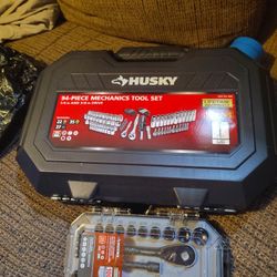 Husky 94piece Socket Set. Plus Husky 26in Socket Set