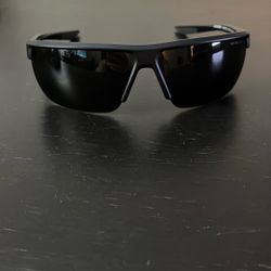 Nike Tempest Men’s Black Rectangular Sunglasses 