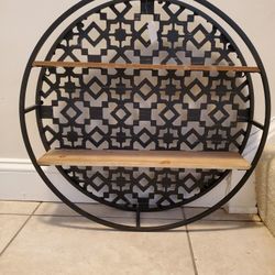 BRAND NEW. Round Wall Shelf