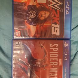 WWE2k19 And Spider-Man Ps4