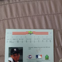 Derek Jeter Rookie Card 