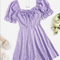 Purple Dresses And Accessories 