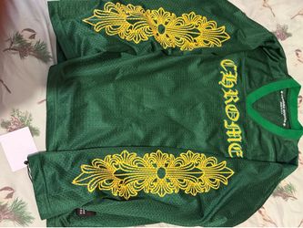 Mesh Green Chrome Hearts Jersey