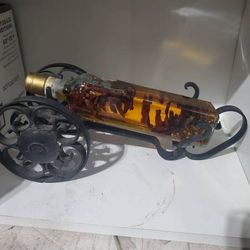 Vintage Cast iron bottle holder
