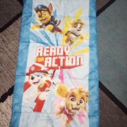 Paw Patrol Backpack W/Sleeping Bag 
