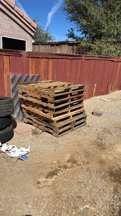 Wooden pallets