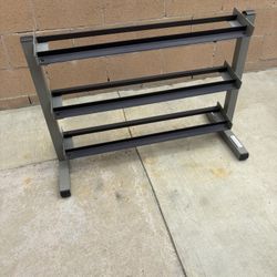 Medium Size Body Solid Dumbbells Rack In Good Condition See Pictures For Dimension 