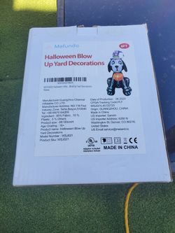 Brand new 6 ft Halloween dog inflatable with light