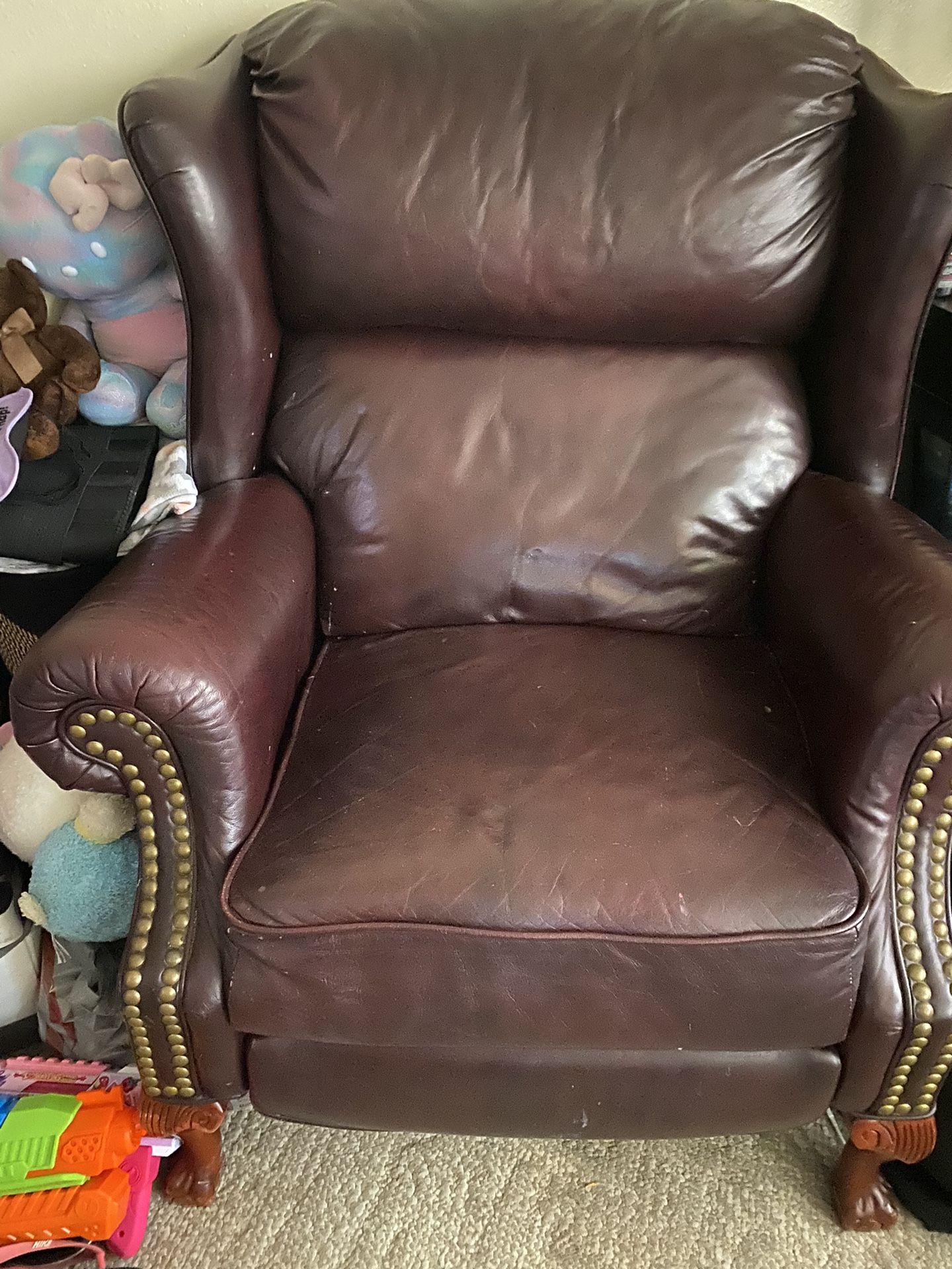 Recliner, Leather