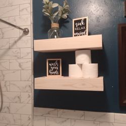 Farmhouse Inspired Bathroom Signs