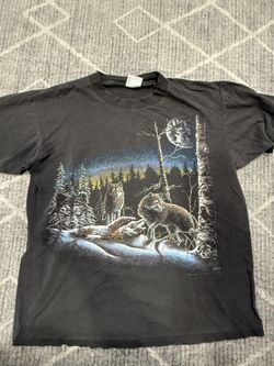 90s Wolf tee
