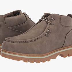 New Size 12 Mushroom/Gum Moc Toc Nubuck Leather Boots