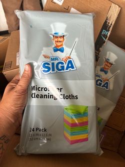 Microfiber cleaning cloth