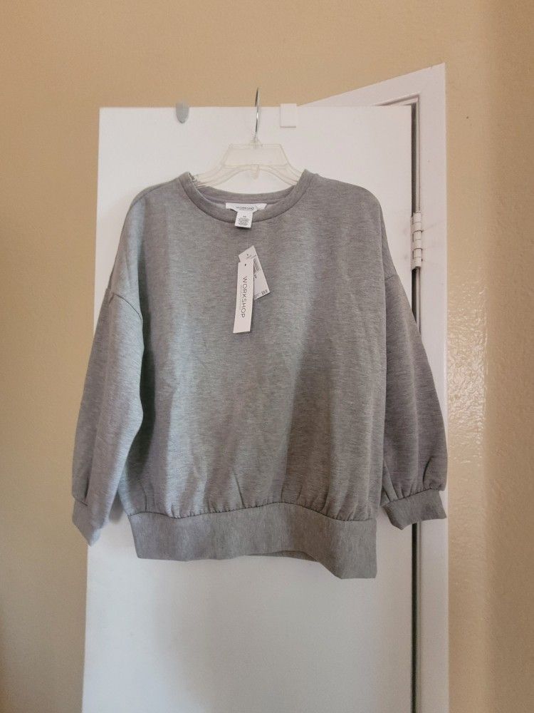 Workshop Crop Sweatshirt Sz Sm