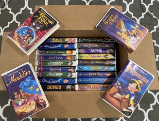 Disney VHS tapes classic and Diamond Edition