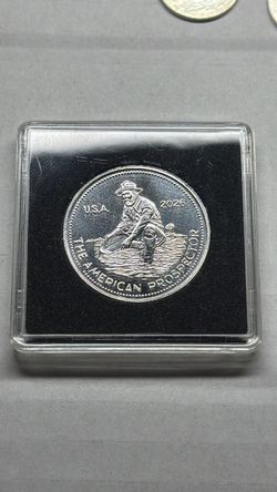 1/2 oz Silver Round .999 Fine Silver 2026 Engelhard Prospector