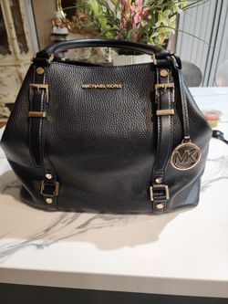 Michael Kors Saffiano Black leatherTote Bag