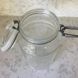 Vintage Floral Italy 2L Jar