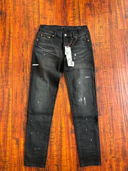 Purple Brand Black Distressed Jeans Size 32