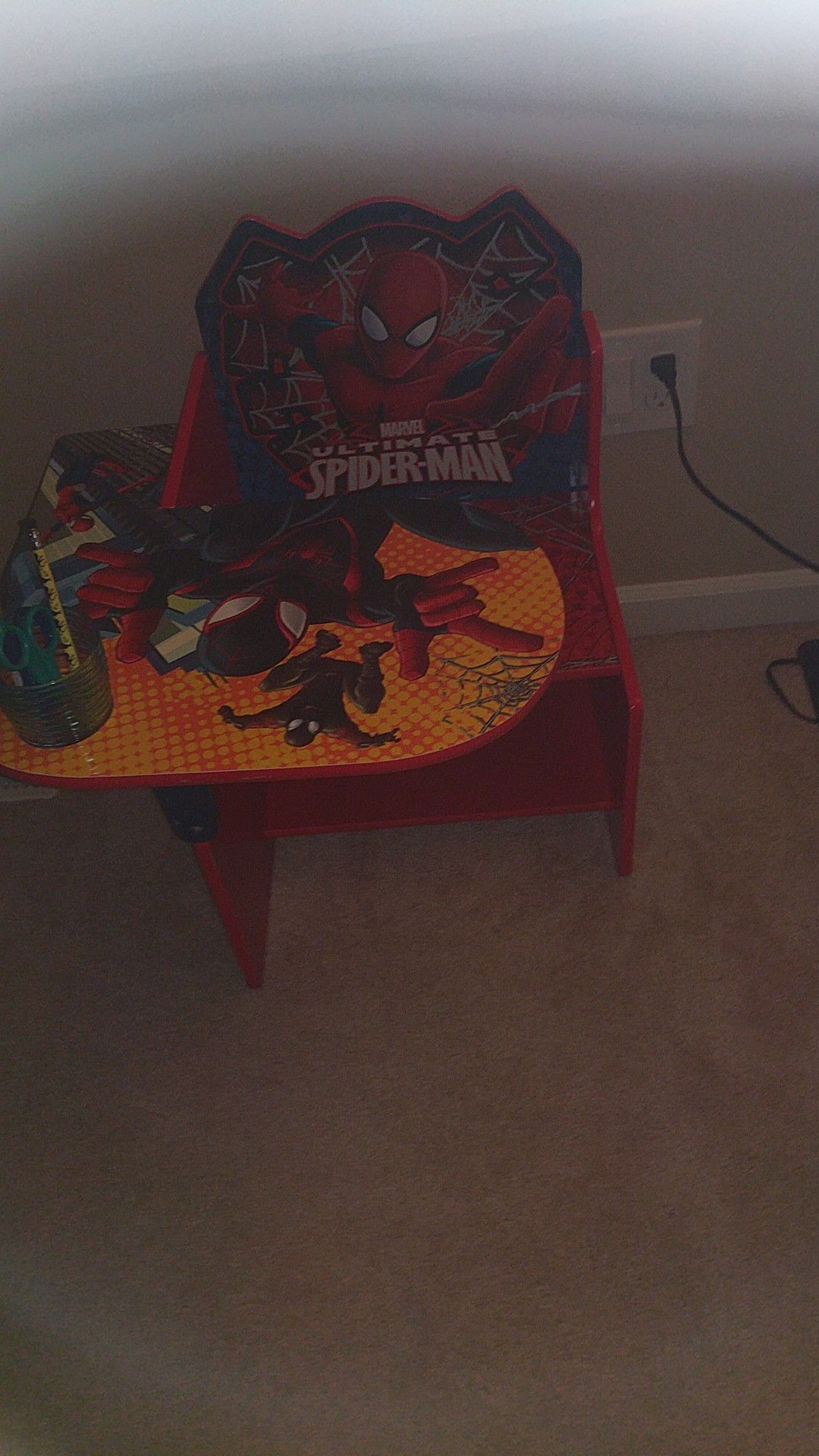 Spiderman activity table