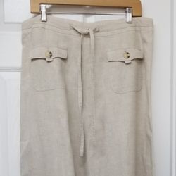 Linen Skirt Sz 16