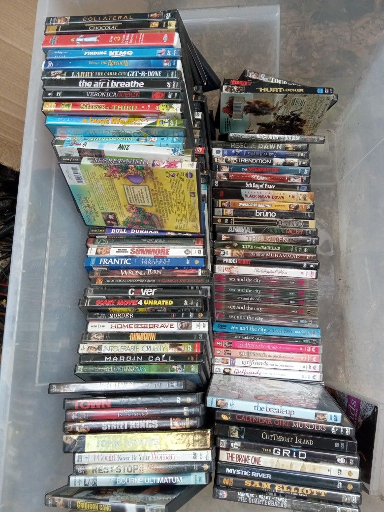 Over 200 Dvds