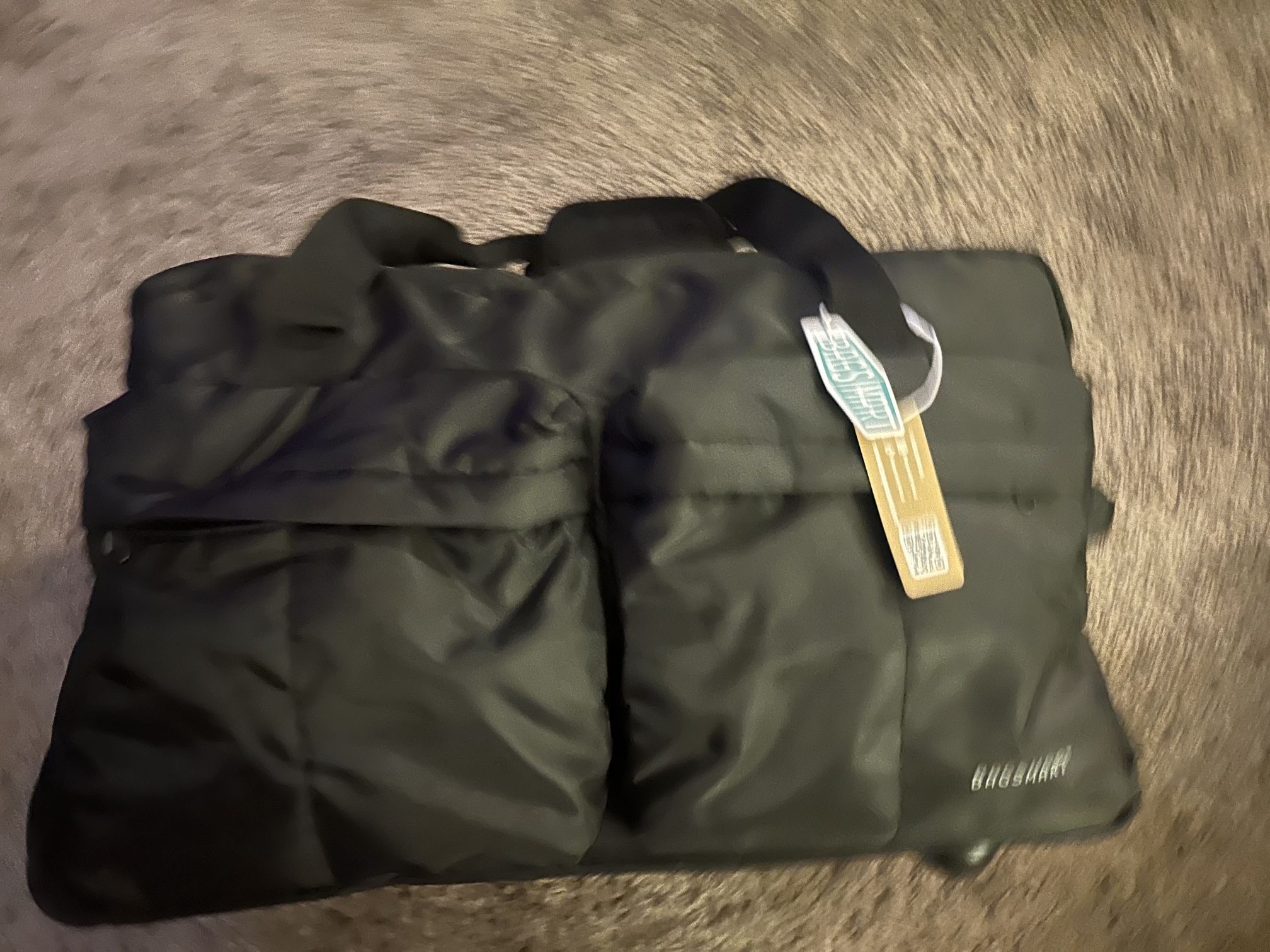 BAGSMART 40L Rolling Duffle Bag with Wheels and Handle, TSA Underseat Carry On Bags for Travel with